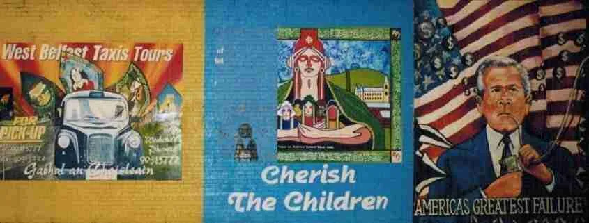 I murals di Belfast, murales repubblicani e lealisti