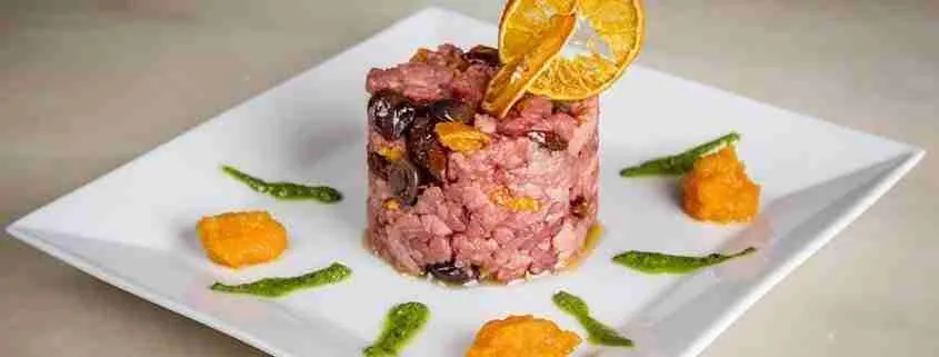 Tartare ai colori d'Irlanda