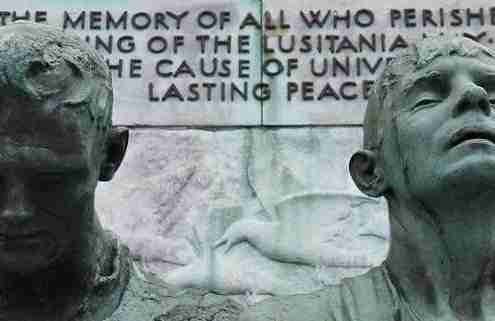 Lusitania Memorial a Cobh