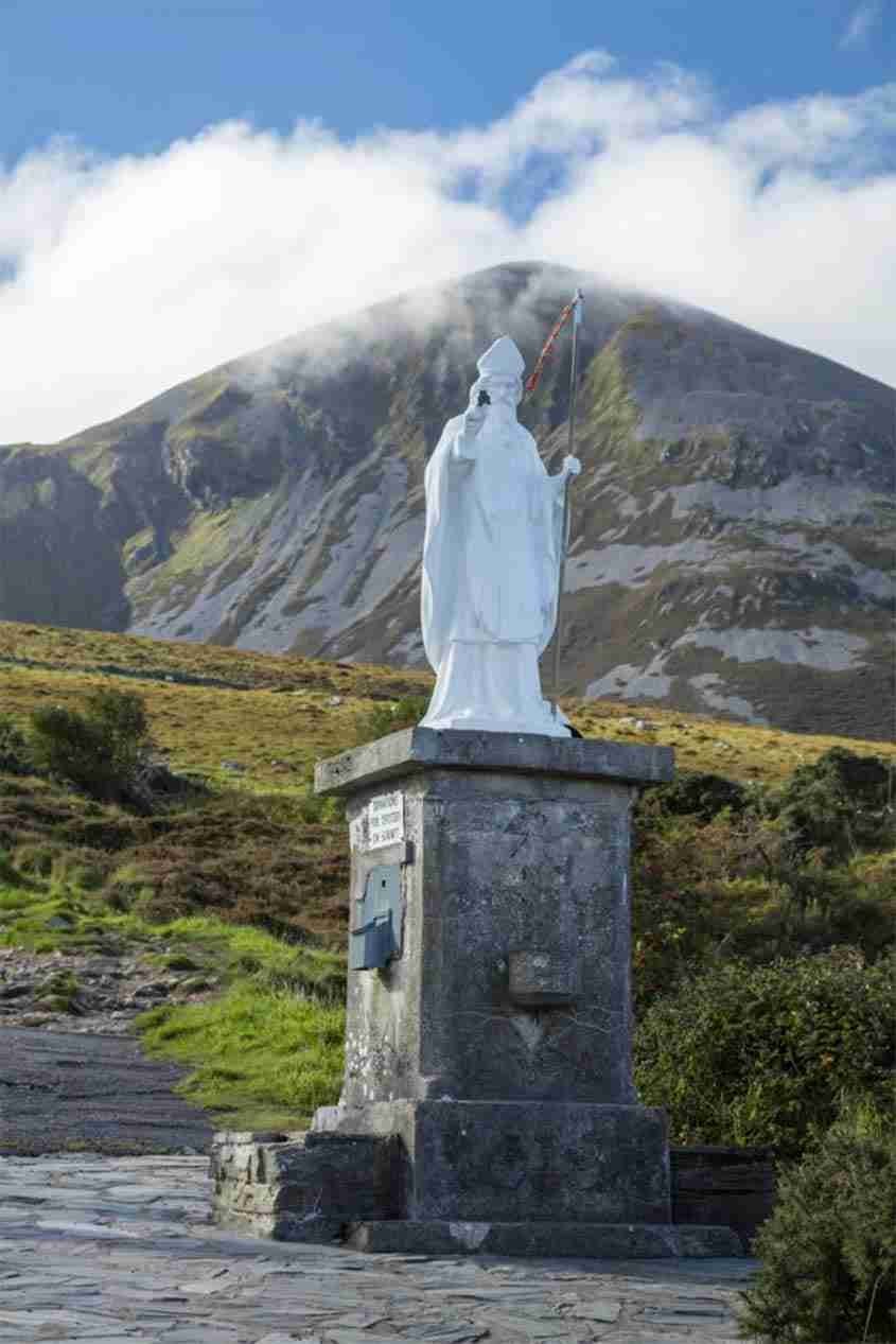 Statua di San Patrizio sul Croagh Patrick