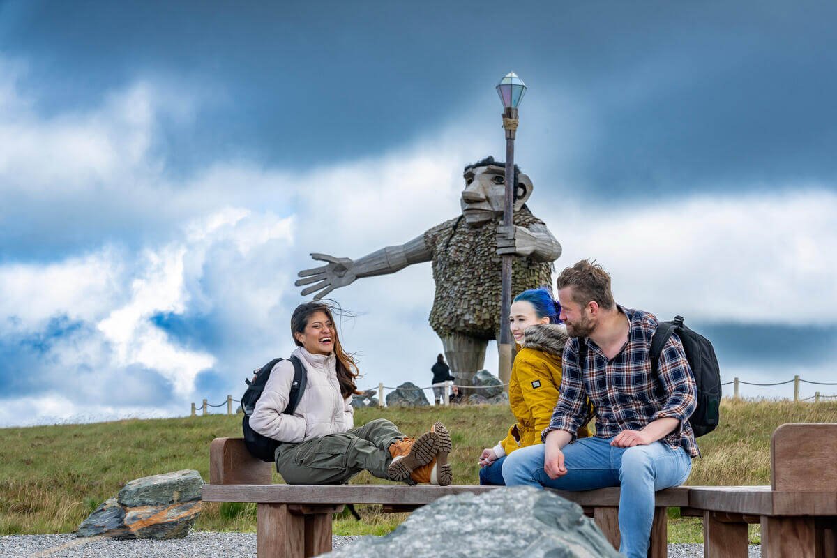 Giant of the Sperrins Sculpture Trail, Darach The Guardian, Mullaghcarn, Gortin Glen Forest Park, Co. Tyrone Giant of the Sperrins Sculpture Trail, Darach The Guardian, Mullaghcarn, Gortin Glen Forest Park, Co. Tyrone
