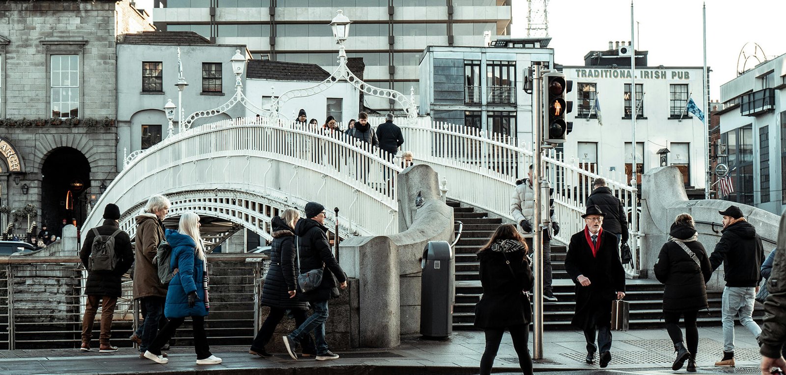 Ha'Penny Bridge a Dublino