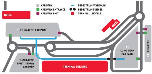 Cork Airport map