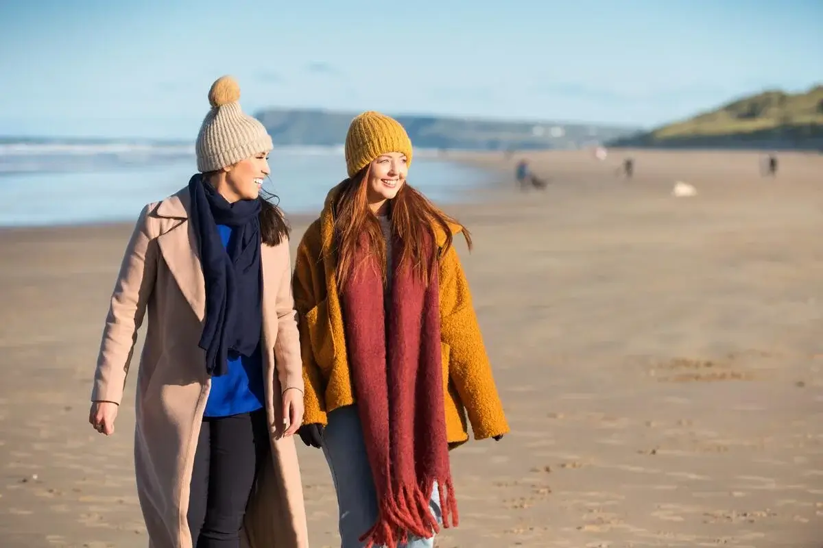Passeggiata lungo l'East Strand, Portrush