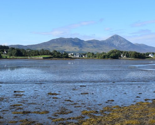 Croagh Patrick vista dalla Clew Bay, Contea di Mayo