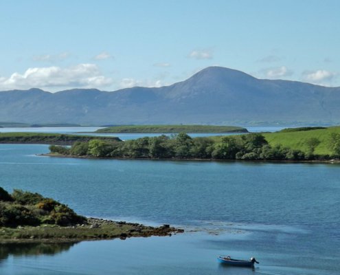 Le isole del Lough Corrib nella contea di Galway