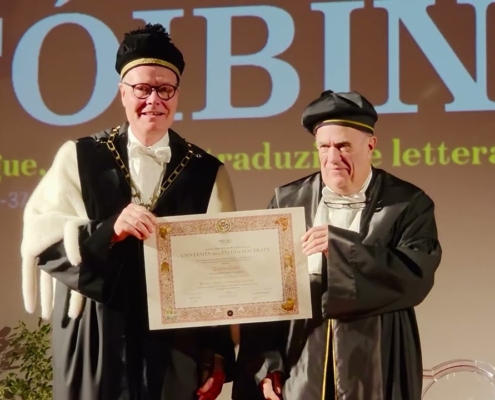 Colm Tóibín laureato honoris causa a Macerata
